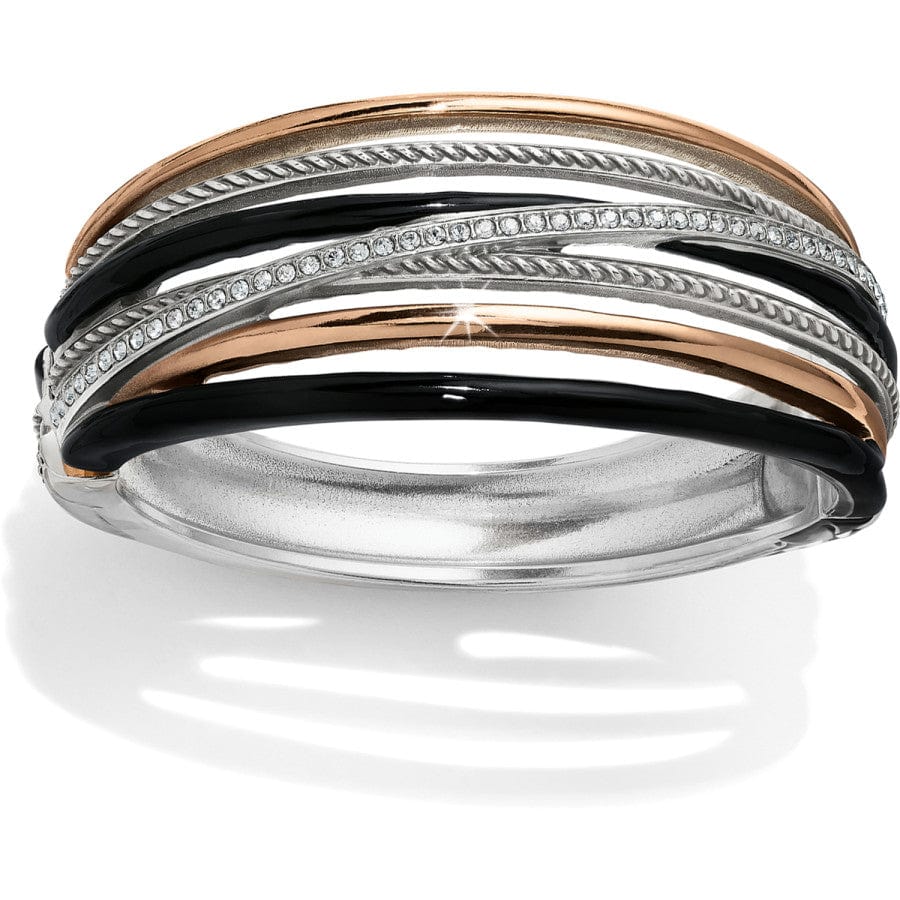  Neptune's Rings Black Hinged Bangle
