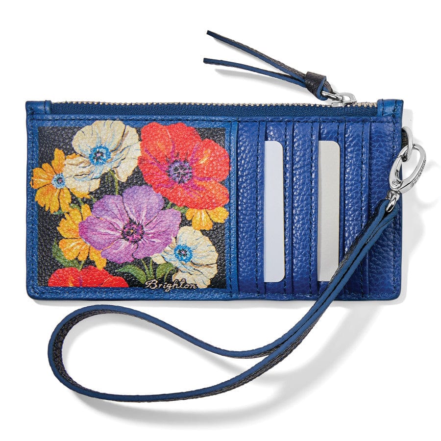 Painted Poppies Card Pouch