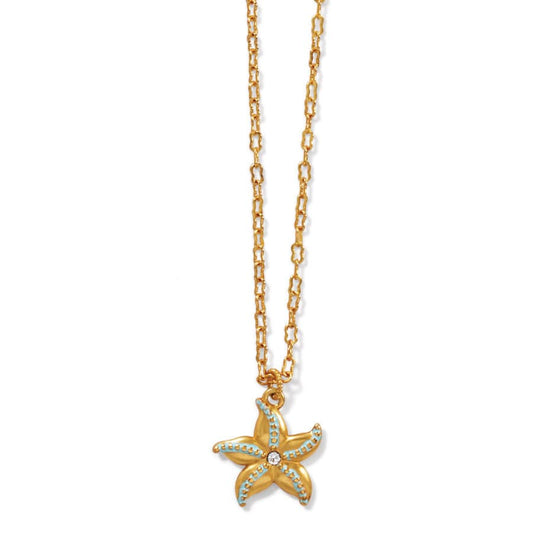  Paradise Cove Petite Starfish Necklace
