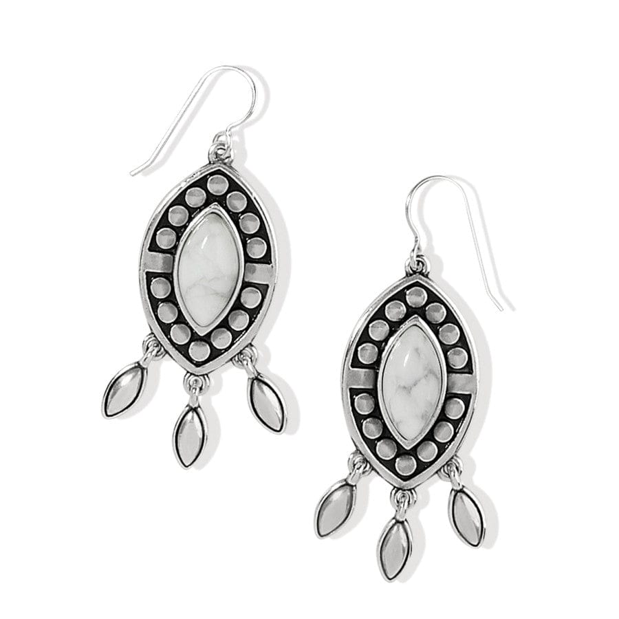  Pebble Dot Dream Howlite French Wire Earrings