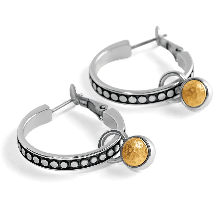  Pebble Dot Onyx Reversible Hoop Earrings