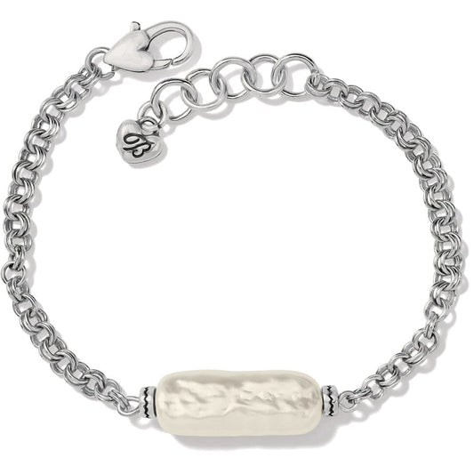  Pebble Pearl Double Link Bracelet