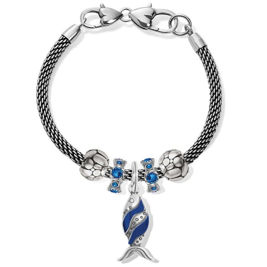  Retro Fish Charm Bracelet