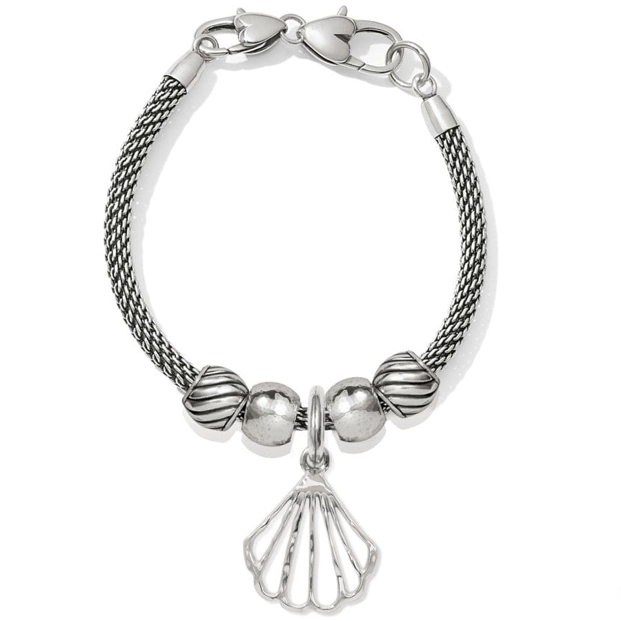  Scalloped Shell Charm Bracelet