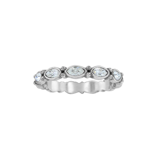  Scalloped Stack Ring