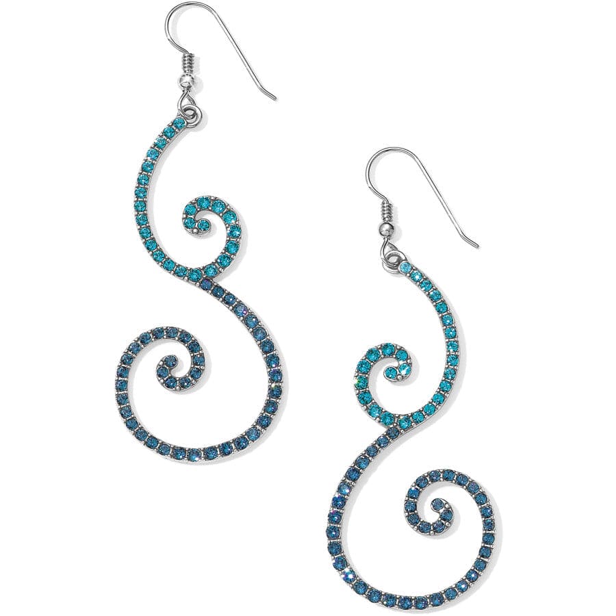  Sea Of Love Crystal French Wire Earrings
