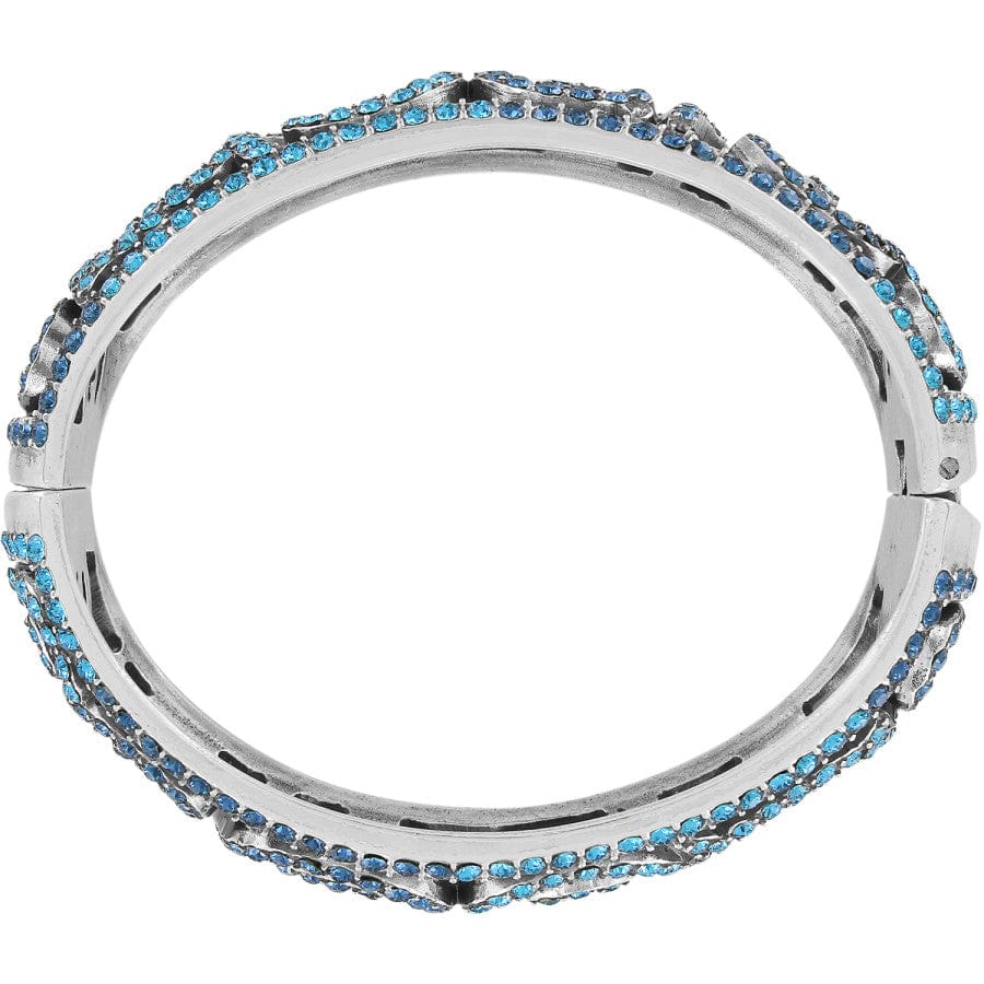  Sea Of Love Crystal Hinged Bangle