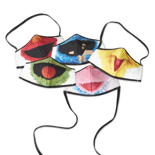  Sesame Street All Characters Adult Face Mask (5 Pack)