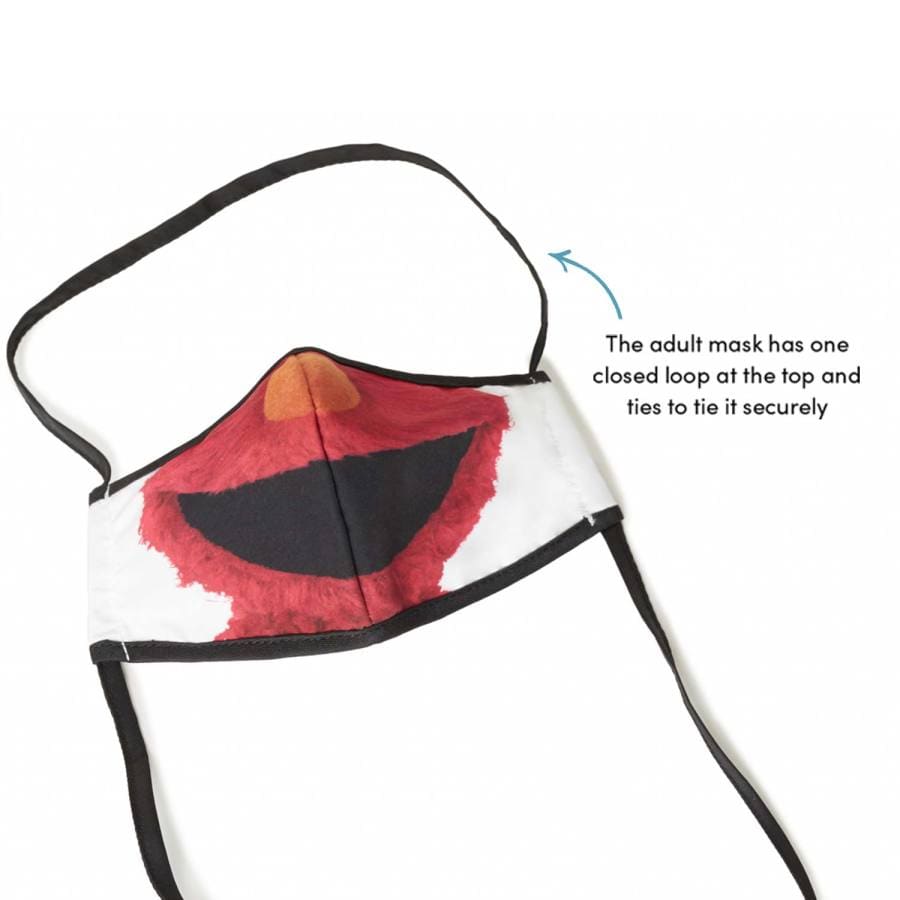  Sesame Street Elmo Adult Face Mask