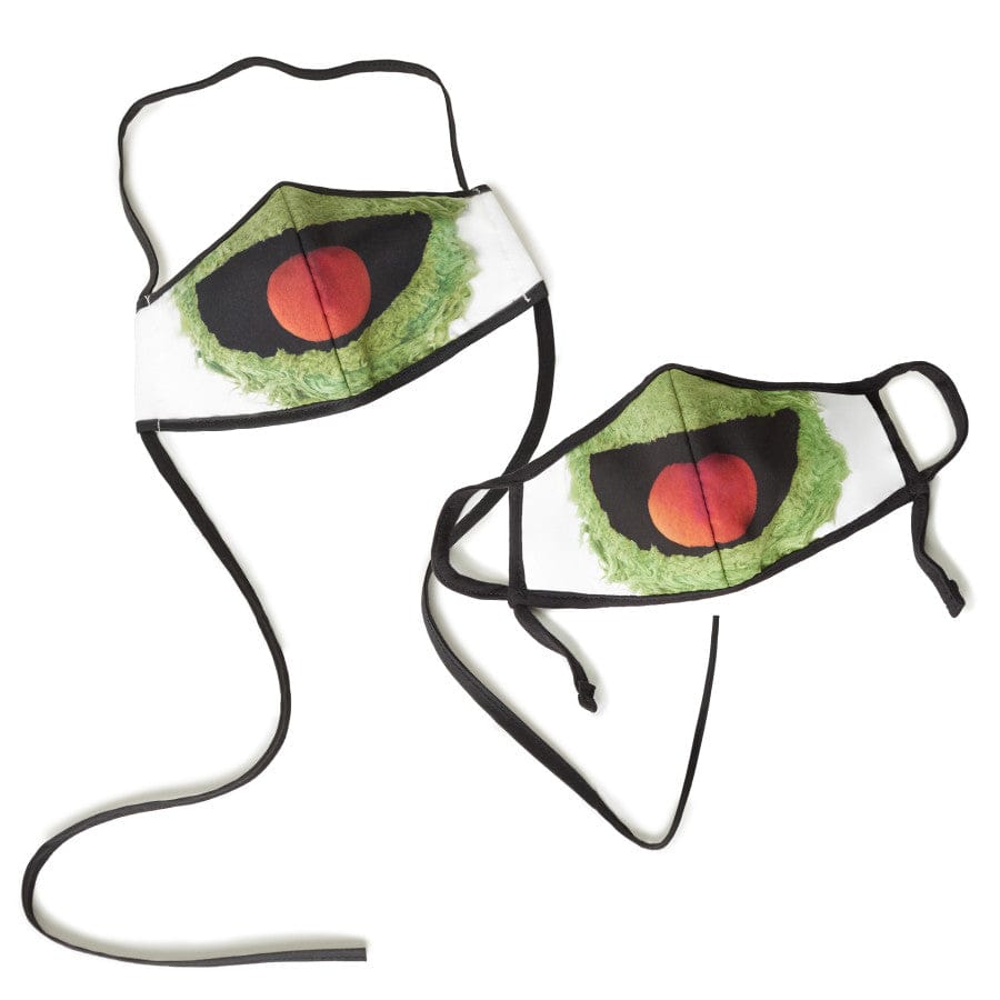  Sesame Street Oscar The Grouch Adult/Child Face Mask (2 Pack)