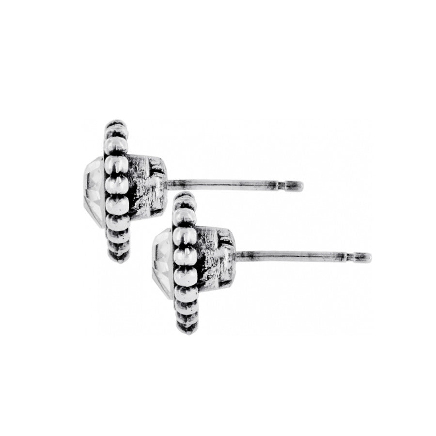  Shimmer Heart Mini Post Earrings