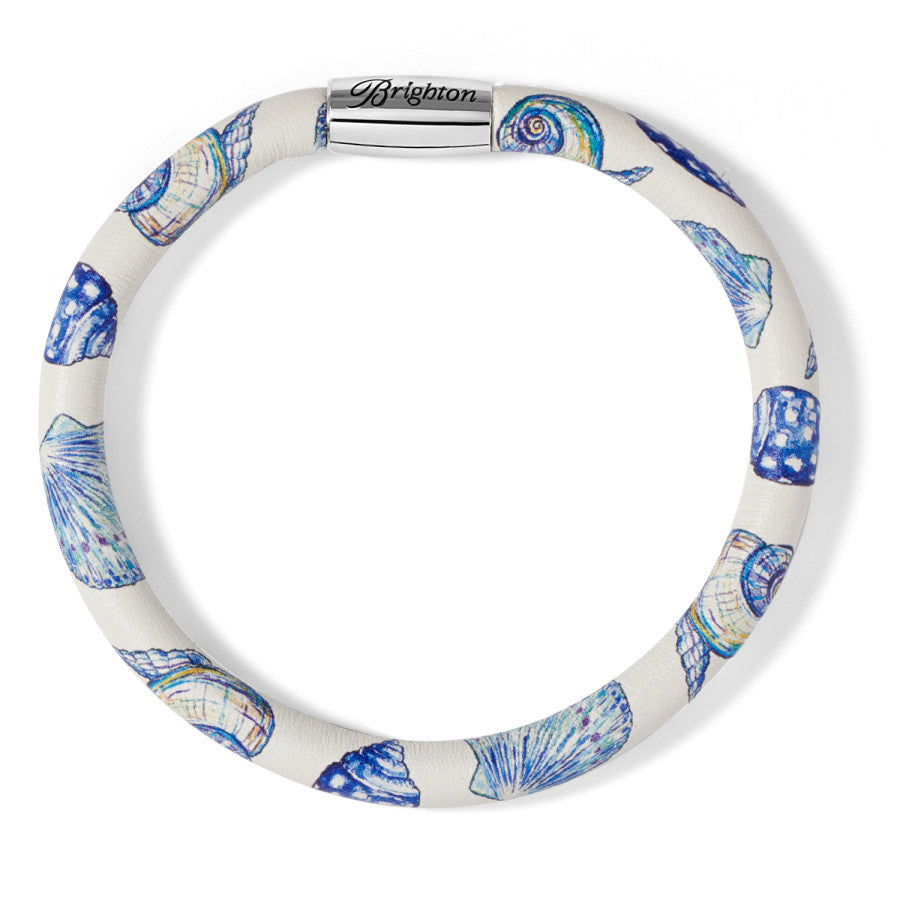  Silver Shell Woodstock Bracelet