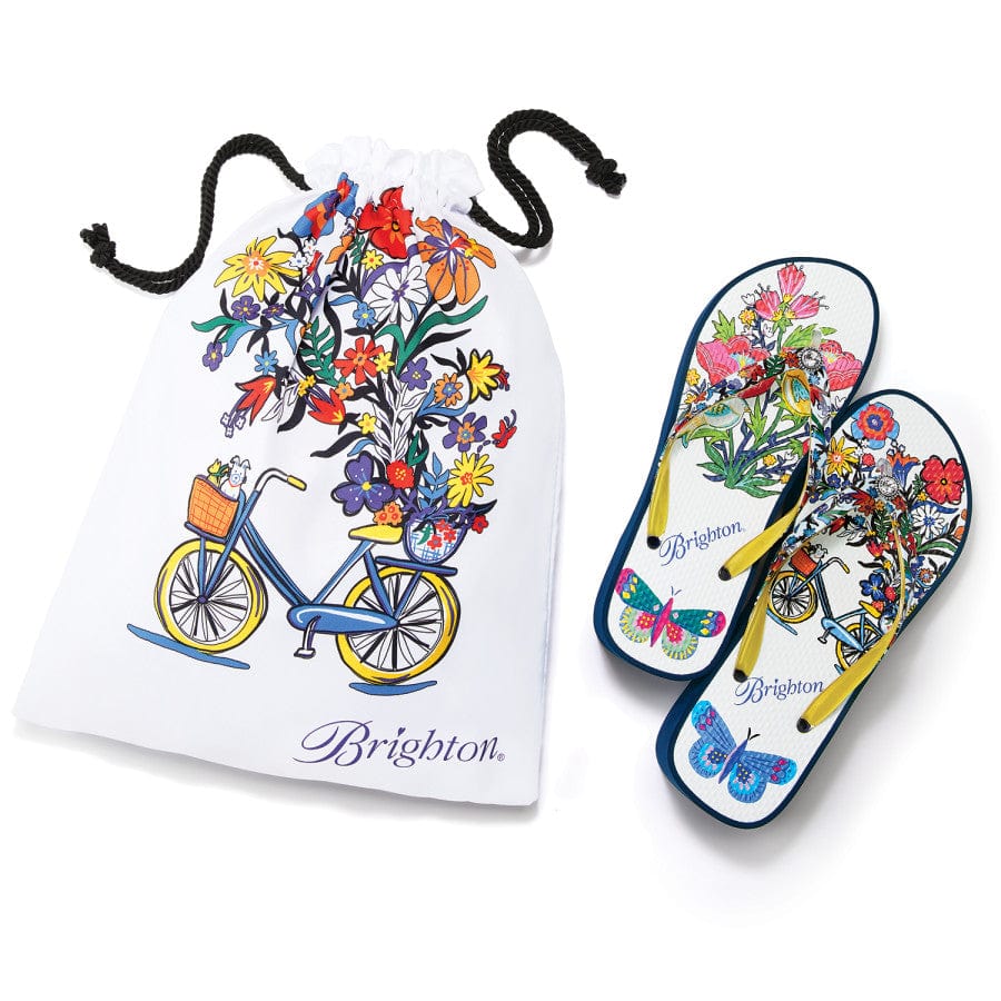  Sunny Wedge Flip Flops
