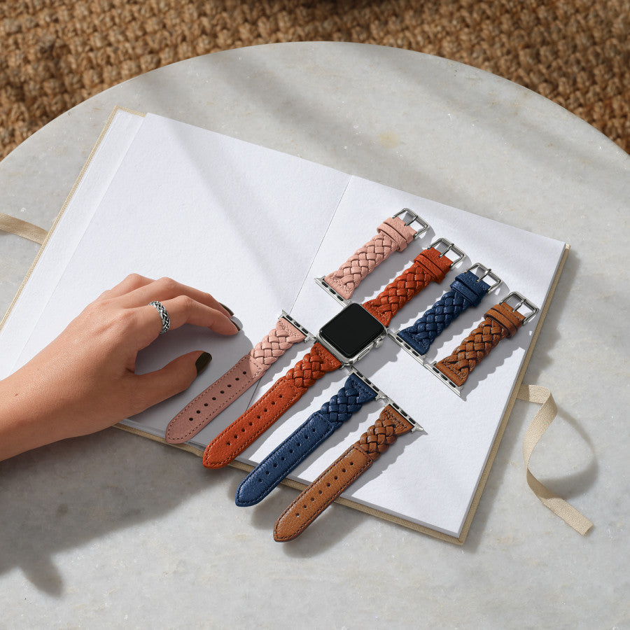  Sutton Braided Leather Watch Band