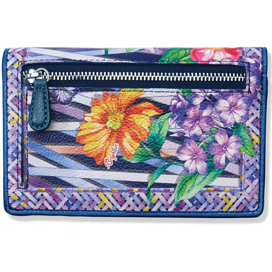  Trellis Blooms Medium Folio Wallet