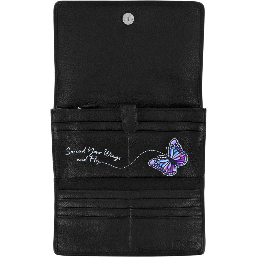  Wild Garden Beaded Clutch Wallet