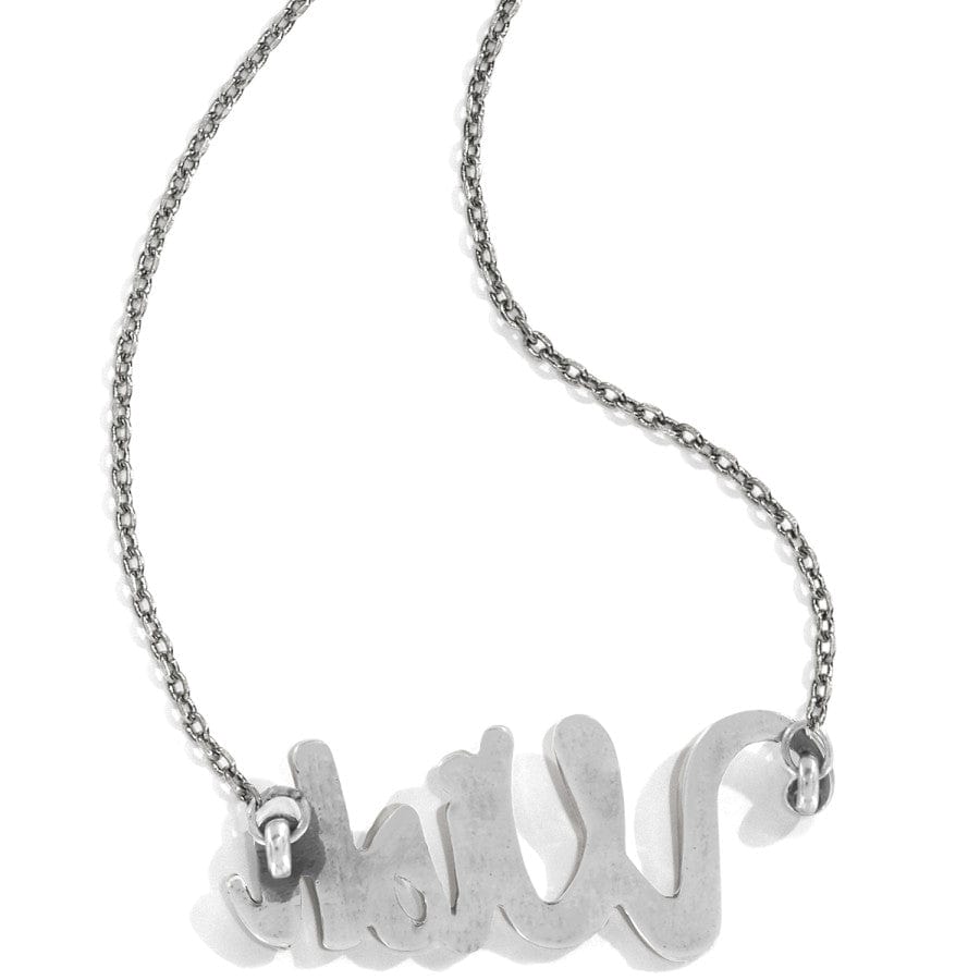  Wish Script Necklace